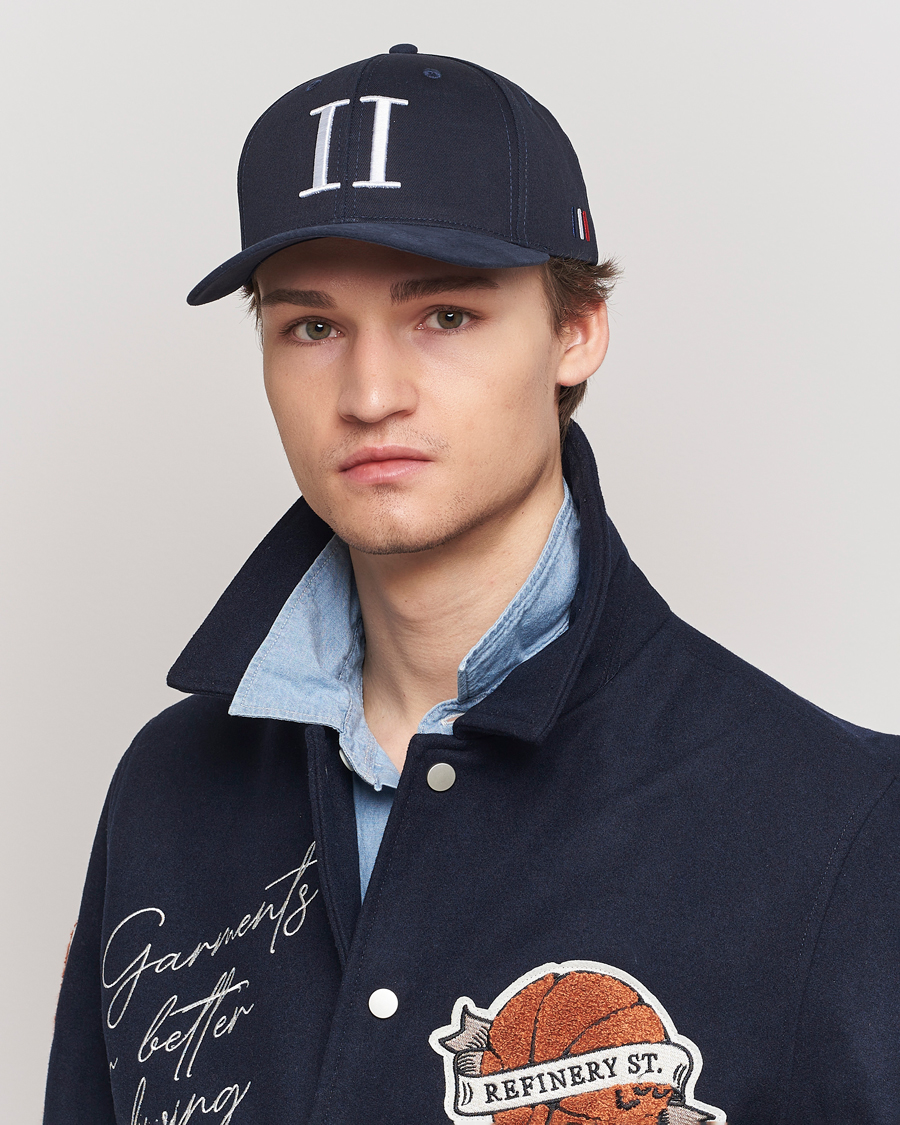 Men | Hats & Caps | LES DEUX | Baseball Cap Suede II Dark Navy