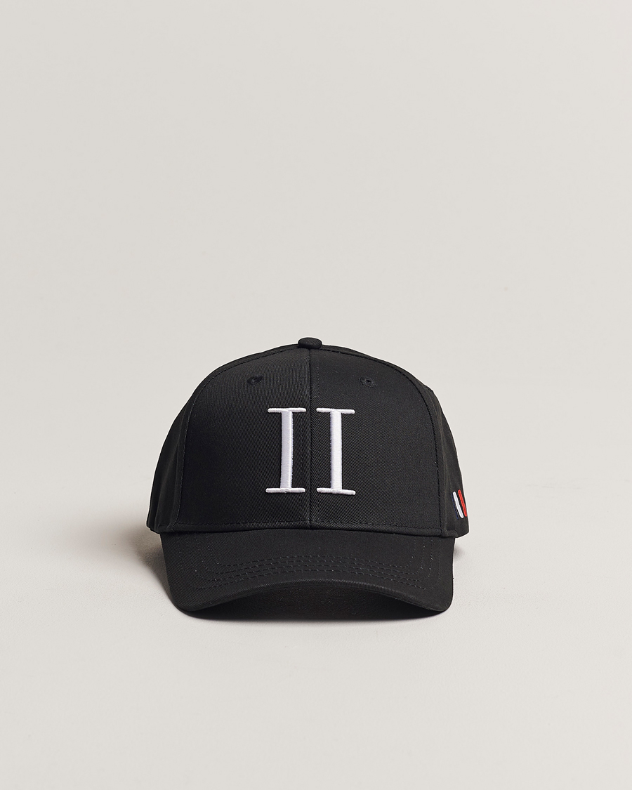 Men | Hats & Caps | LES DEUX | Encore Organic Cotton Baseball Cap II Black/White