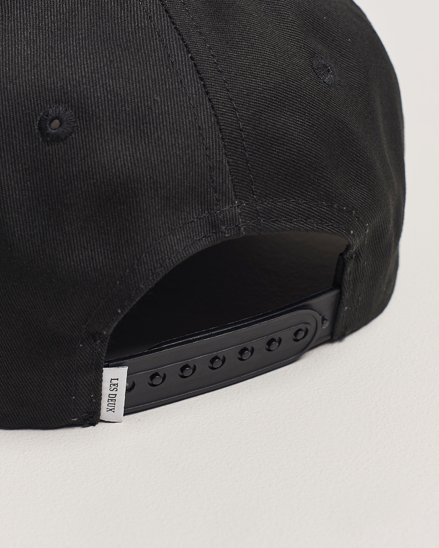 Men | Hats & Caps | LES DEUX | Encore Organic Cotton Baseball Cap II Black/White
