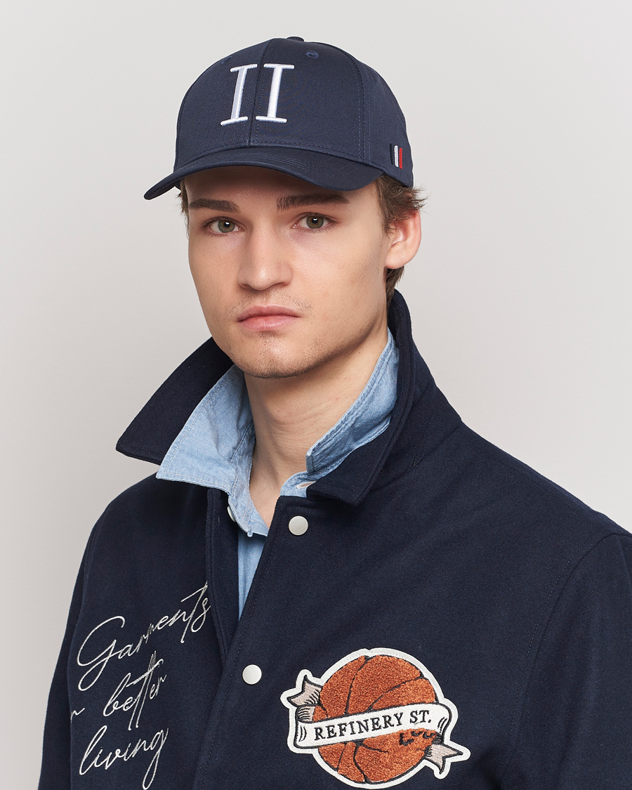 Men | Hats & Caps | LES DEUX | Encore Organic Cotton Baseball Cap II Dark Navy