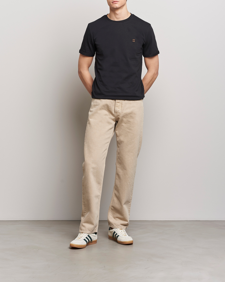 Men | T-Shirts | LES DEUX | Nørregaard Cotton T-Shirt Black