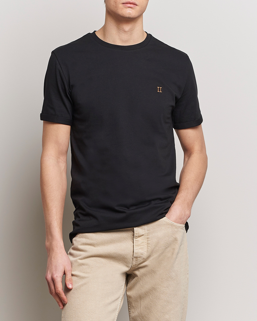 Men | T-Shirts | LES DEUX | Nørregaard Cotton T-Shirt Black