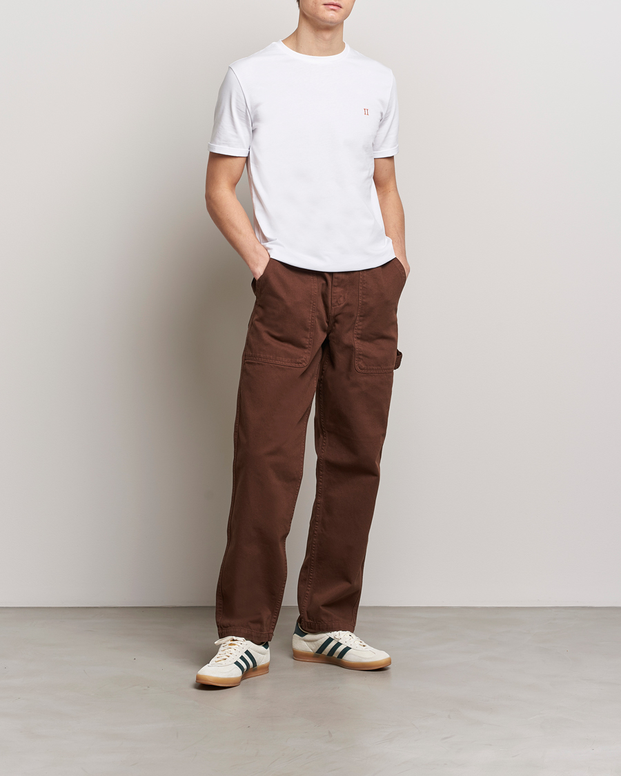 Men | T-Shirts | LES DEUX | Nørregaard Cotton T-Shirt White