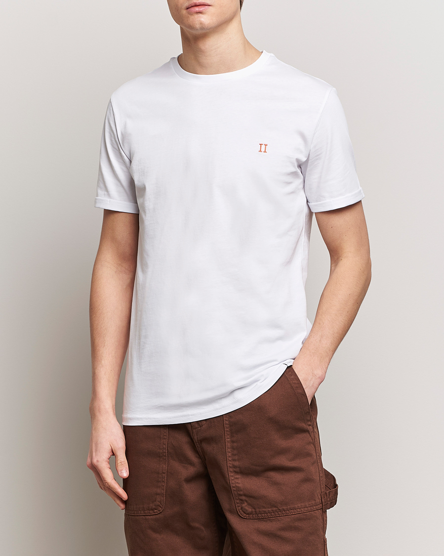 Men | T-Shirts | LES DEUX | Nørregaard Cotton T-Shirt White
