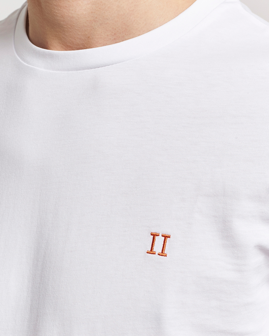 Men | T-Shirts | LES DEUX | Nørregaard Cotton T-Shirt White