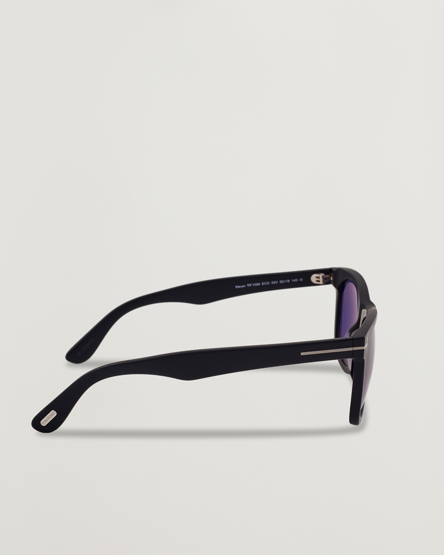 Men | Sunglasses | Tom Ford | Kevyn FT1099 Sunglasses Black/Blue
