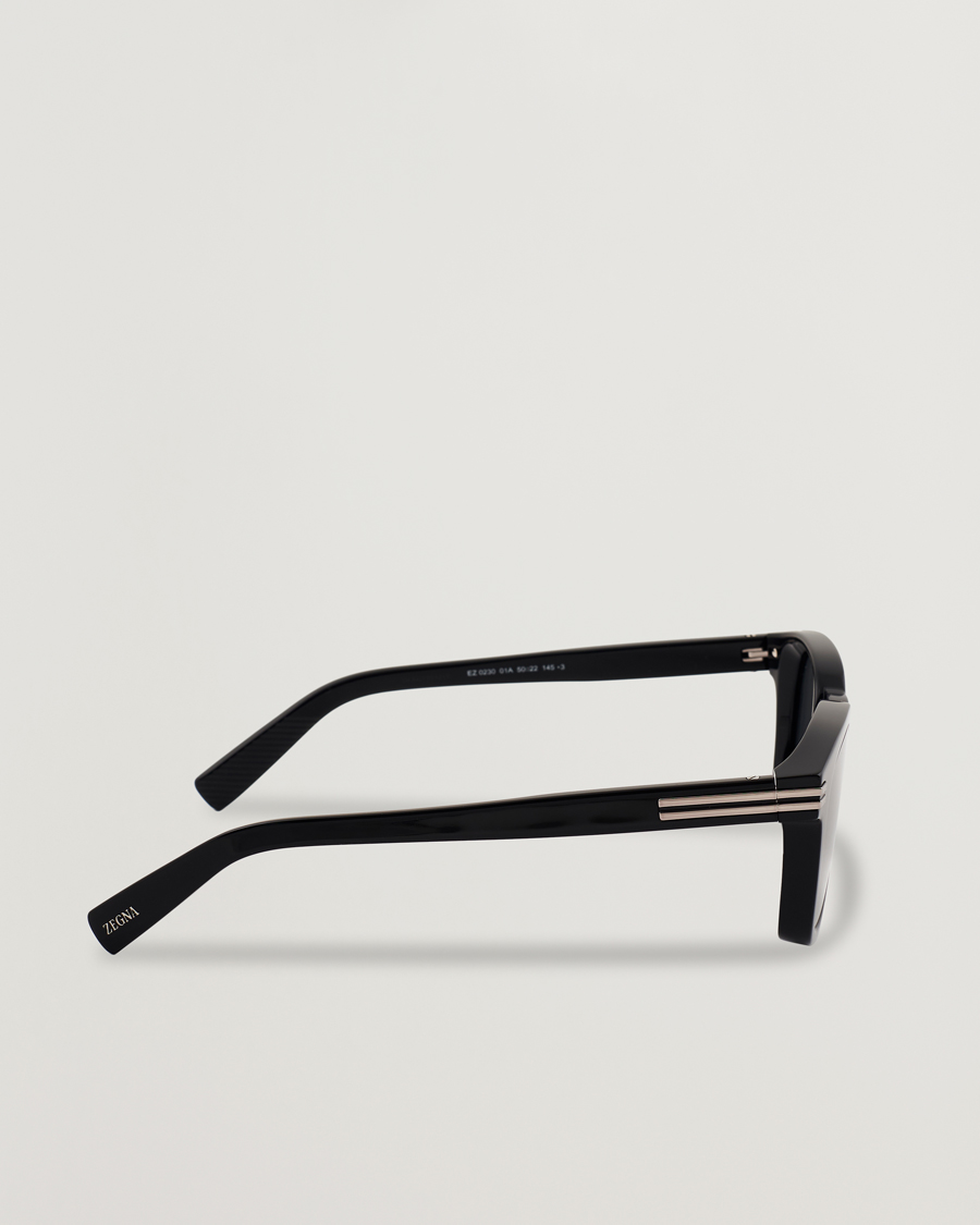 Men | Sunglasses | Zegna | EZ0230 Sunglasses Black/Smoke