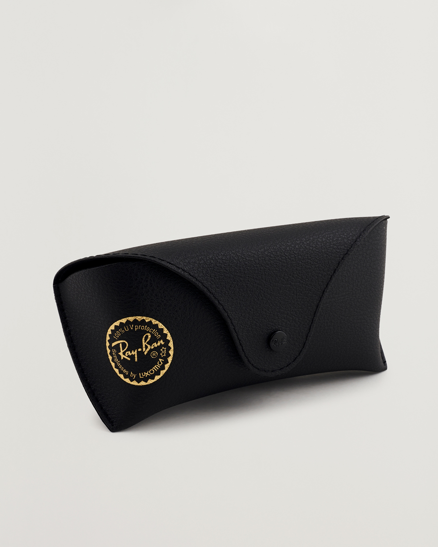Men | Sunglasses | Ray-Ban | Carlos Sunglasses Black/Crystal Green