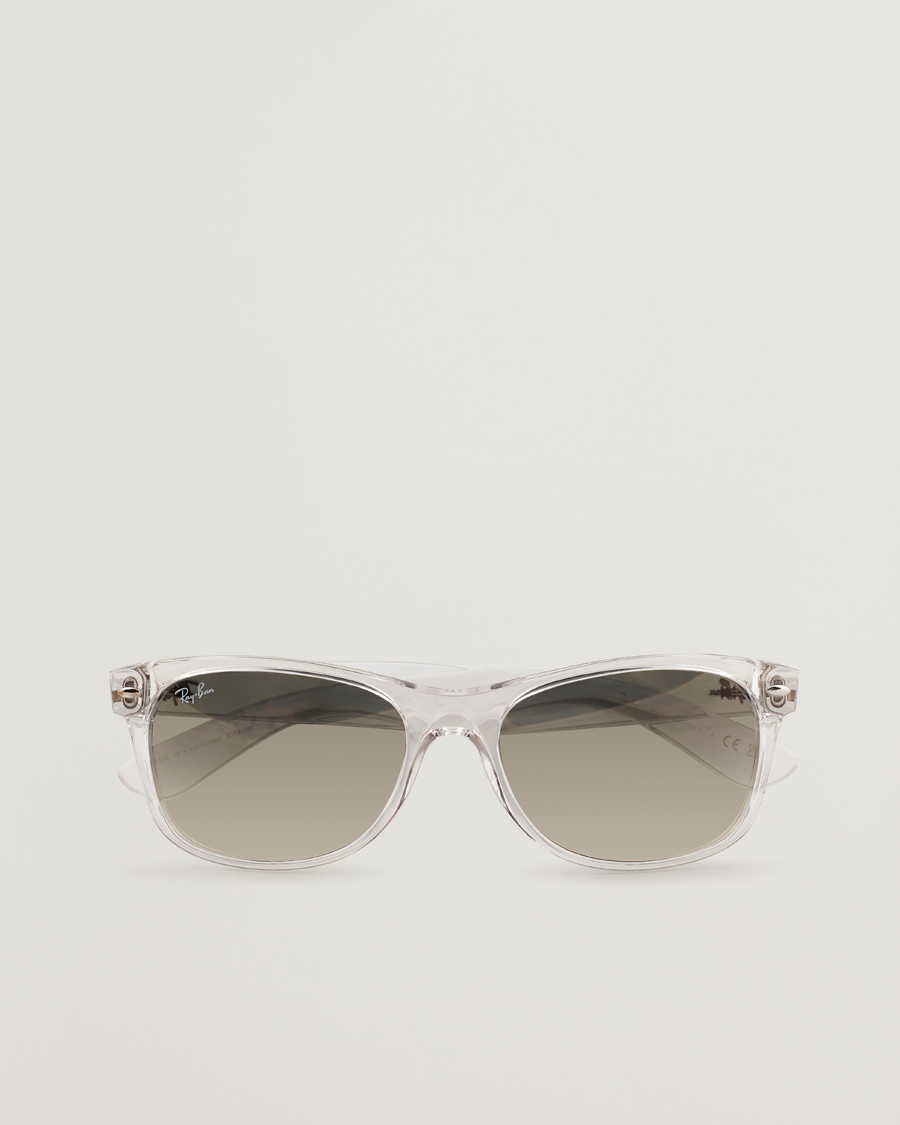 Men | Sunglasses | Ray-Ban | New Wayfarer Sunglasses Transparent