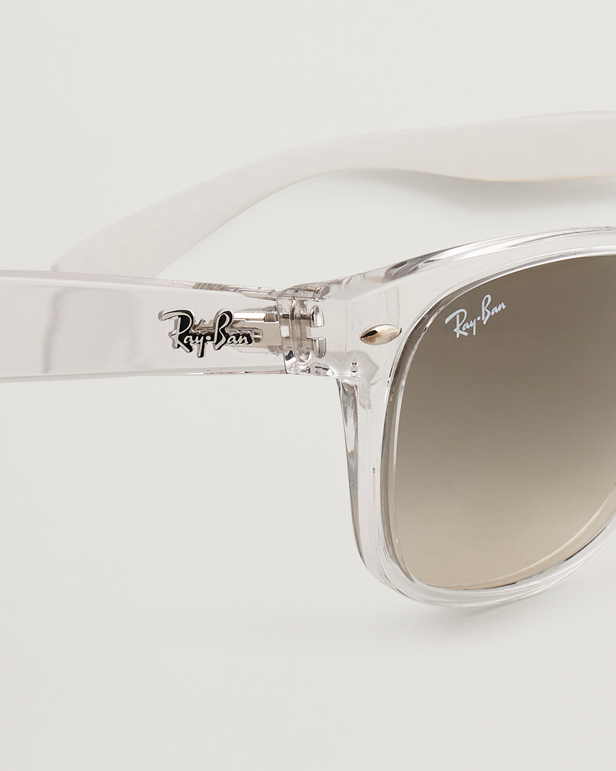 Men | Sunglasses | Ray-Ban | New Wayfarer Sunglasses Transparent