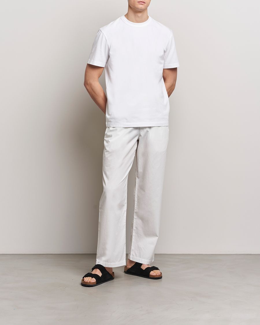 Men | T-Shirts | Tekla | Organic Cotton Sleeping T-Shirt White