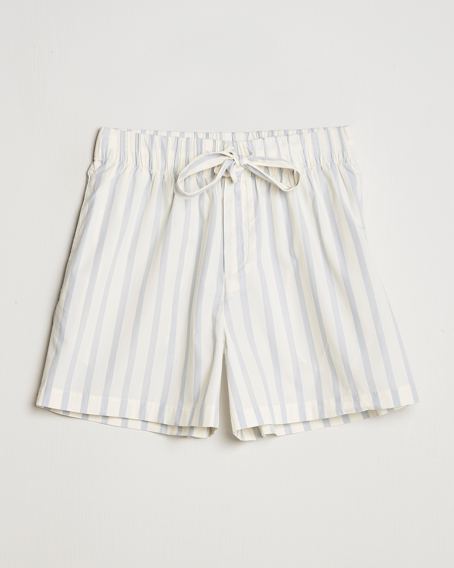 Men | Pyjamas & Robes | Tekla | Poplin Pyjama Shorts Needle Stripes