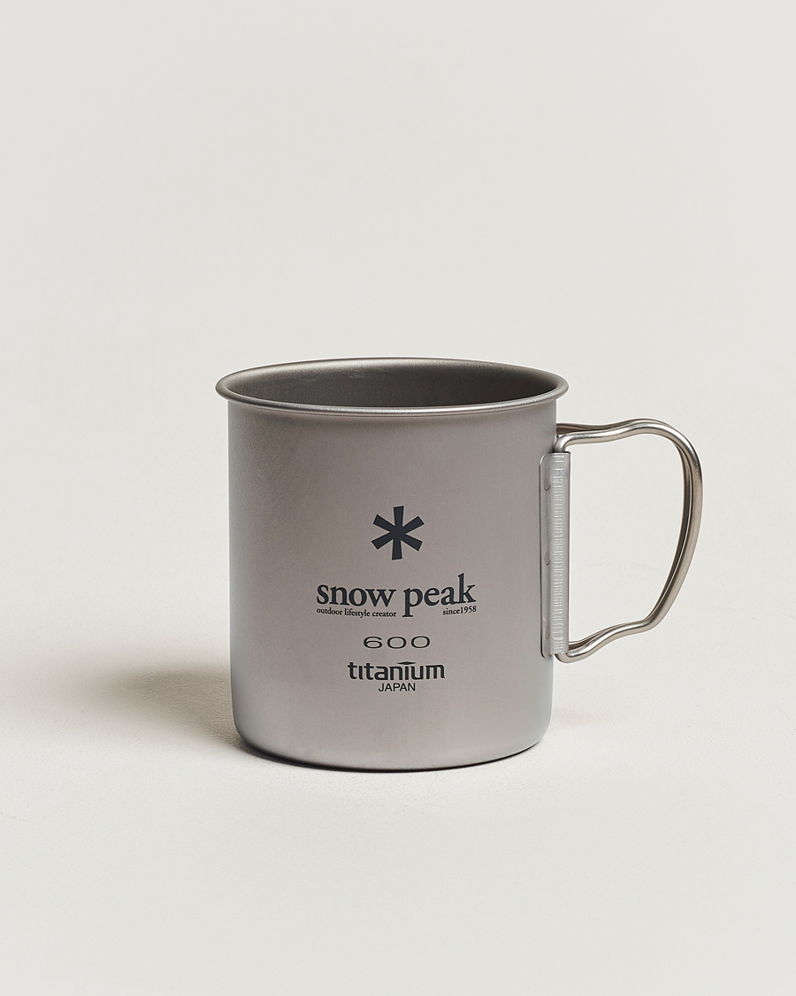 Men | Outdoor living | Snow Peak | Single Wall Mug 600 Titanium
