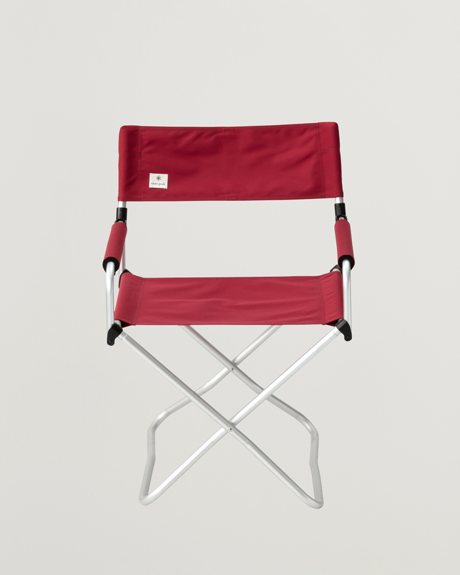Men | Outdoor living | Snow Peak | Folding Chair Red
