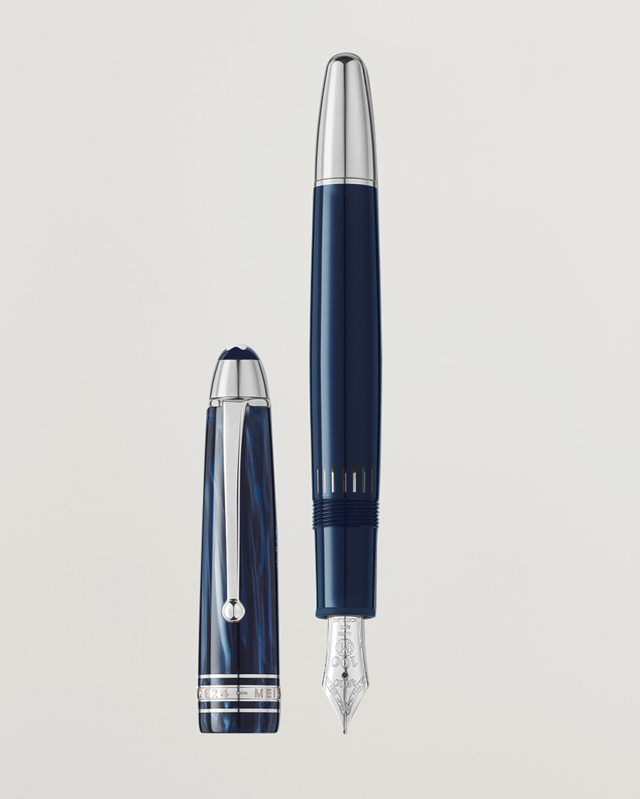 Men | Pens | Montblanc | Meisterstück Precious Resin FP LeGrand F Blue