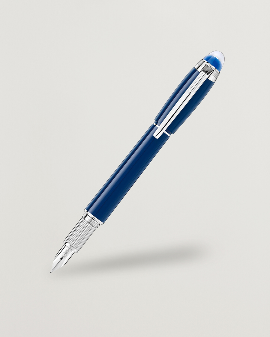 Men | Pens | Montblanc | StarWalker Blue Planet Precious Resin FP Blue