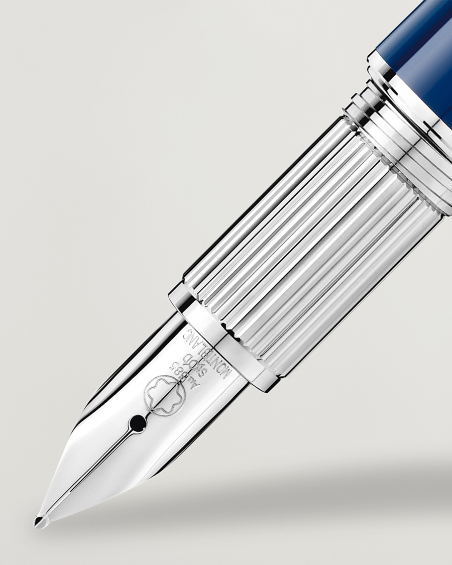 Men | Pens | Montblanc | StarWalker Blue Planet Precious Resin FP Blue