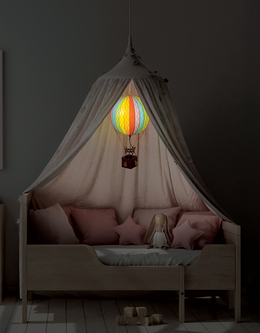 Men | Decoration | Authentic Models | Travels Light Led Balloon Rainbow