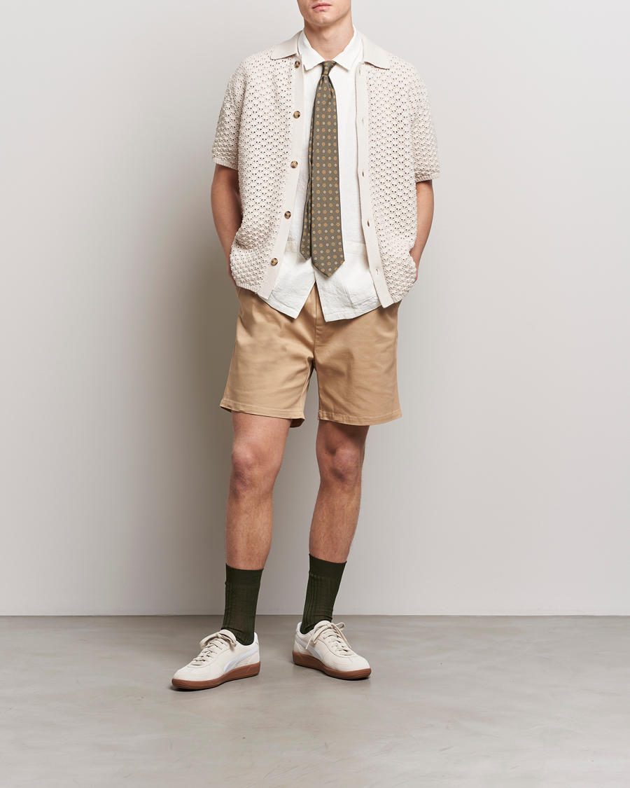 Men | Shirts | LES DEUX | Gideon Knitted Shirt Ivory