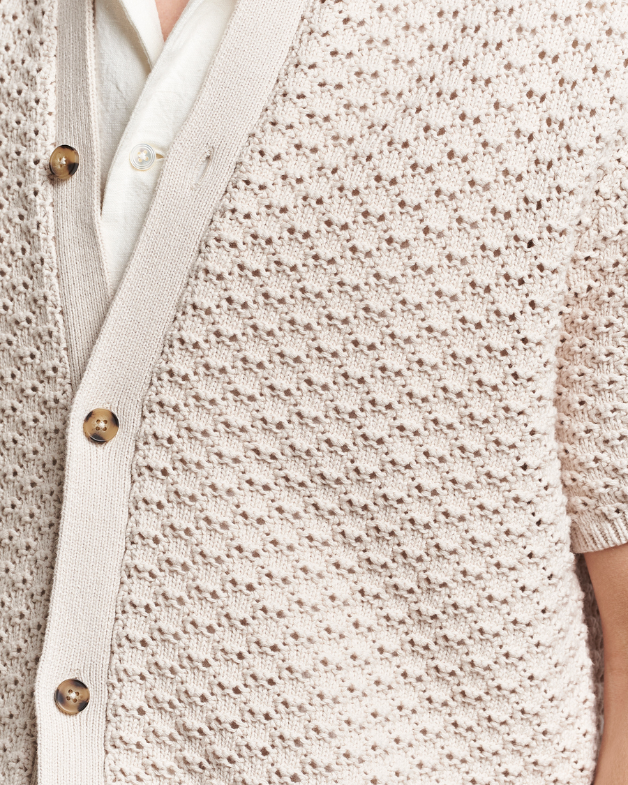 Men | Shirts | LES DEUX | Gideon Knitted Shirt Ivory