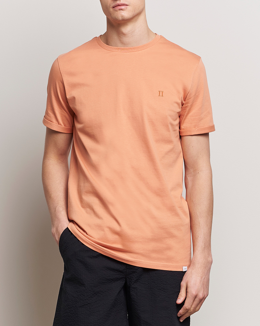 Men | T-Shirts | LES DEUX | Nørregaard Cotton T-Shirt Baked Papaya Orange
