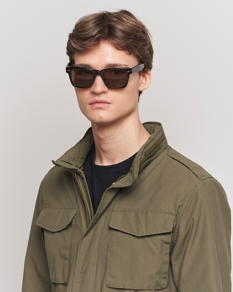 Men | Sunglasses | Oliver Peoples | No.4 Polarized Sunglasses Atago Tortoise