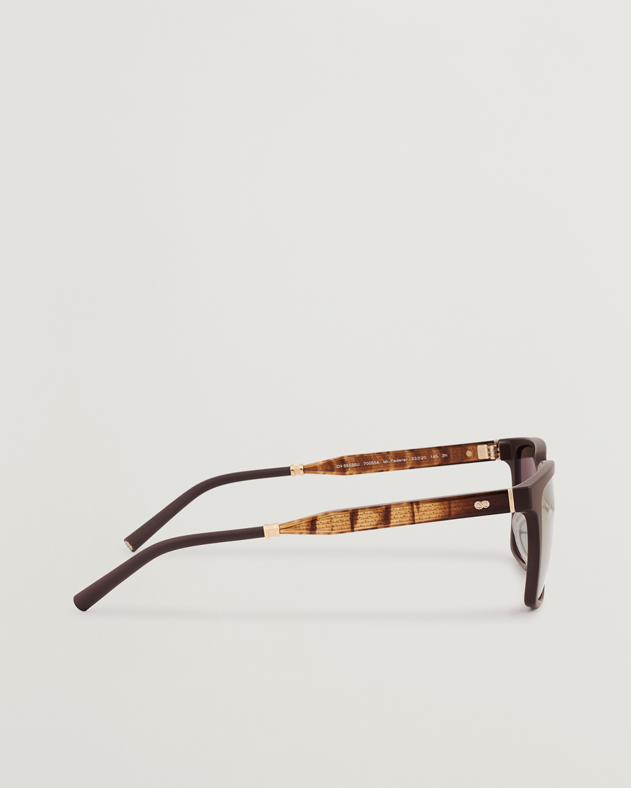 Men | Sunglasses | Oliver Peoples | Mr. Federer Sunglasses Matte Umber