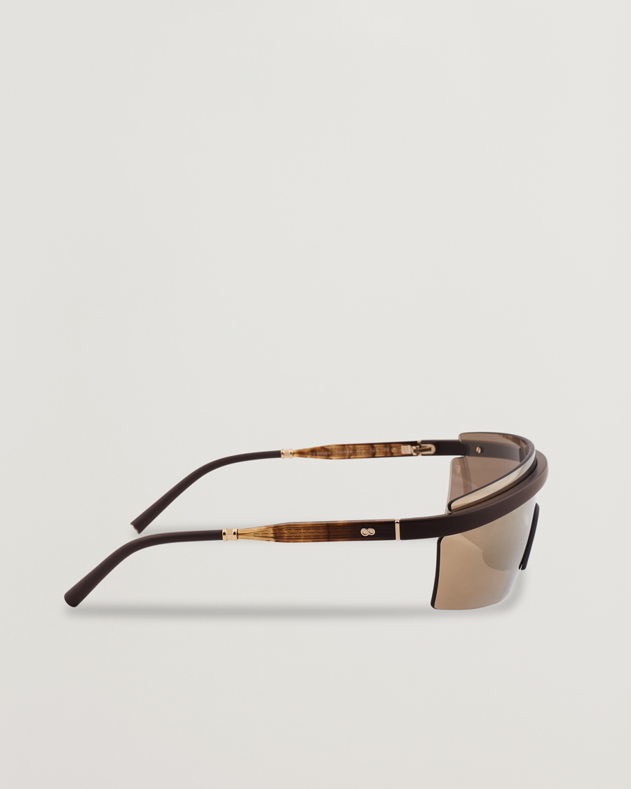 Men | Sunglasses | Oliver Peoples | R-4 Sunglasses Matte Umber