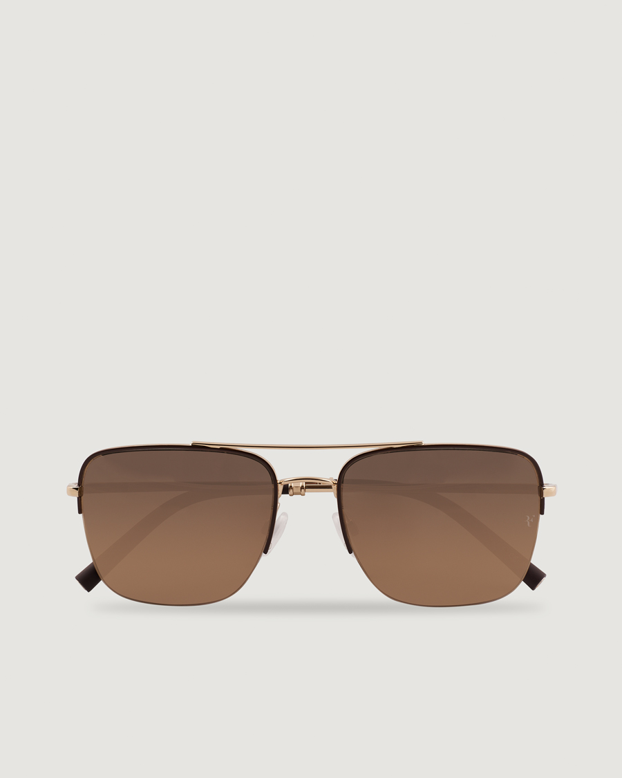 Men | Sunglasses | Oliver Peoples | R-2 Sunglasses Umber/Gold