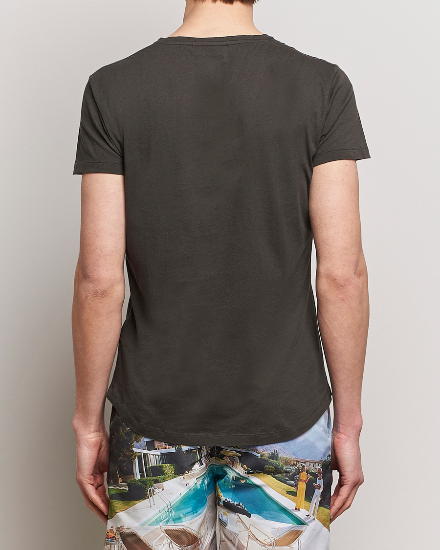 Men | T-Shirts | Orlebar Brown | OB Crew Neck Tee Smoked Tea