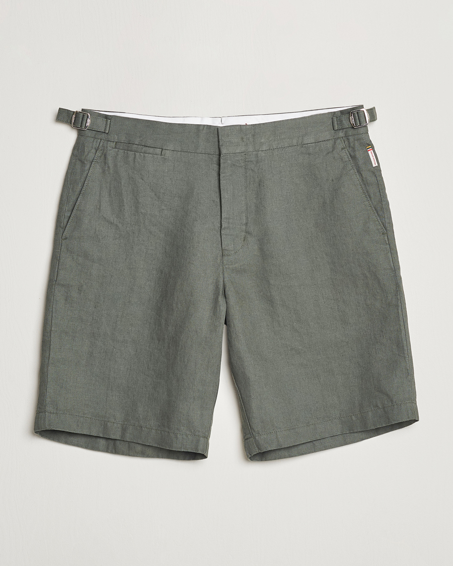 Men | Shorts | Orlebar Brown | Norwich Linen Shorts Light Kombu