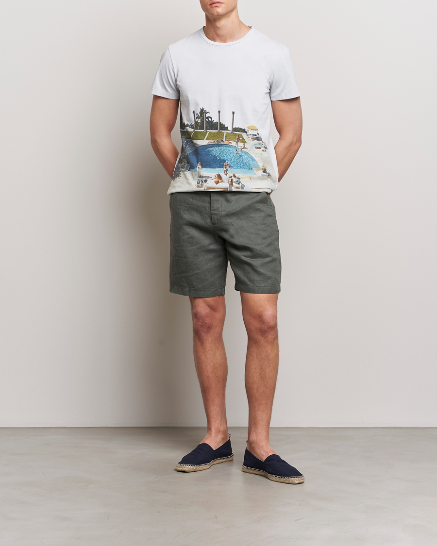 Men | Shorts | Orlebar Brown | Norwich Linen Shorts Light Kombu