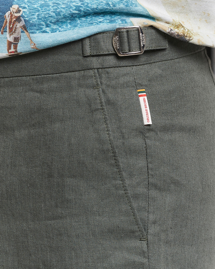 Men | Shorts | Orlebar Brown | Norwich Linen Shorts Light Kombu