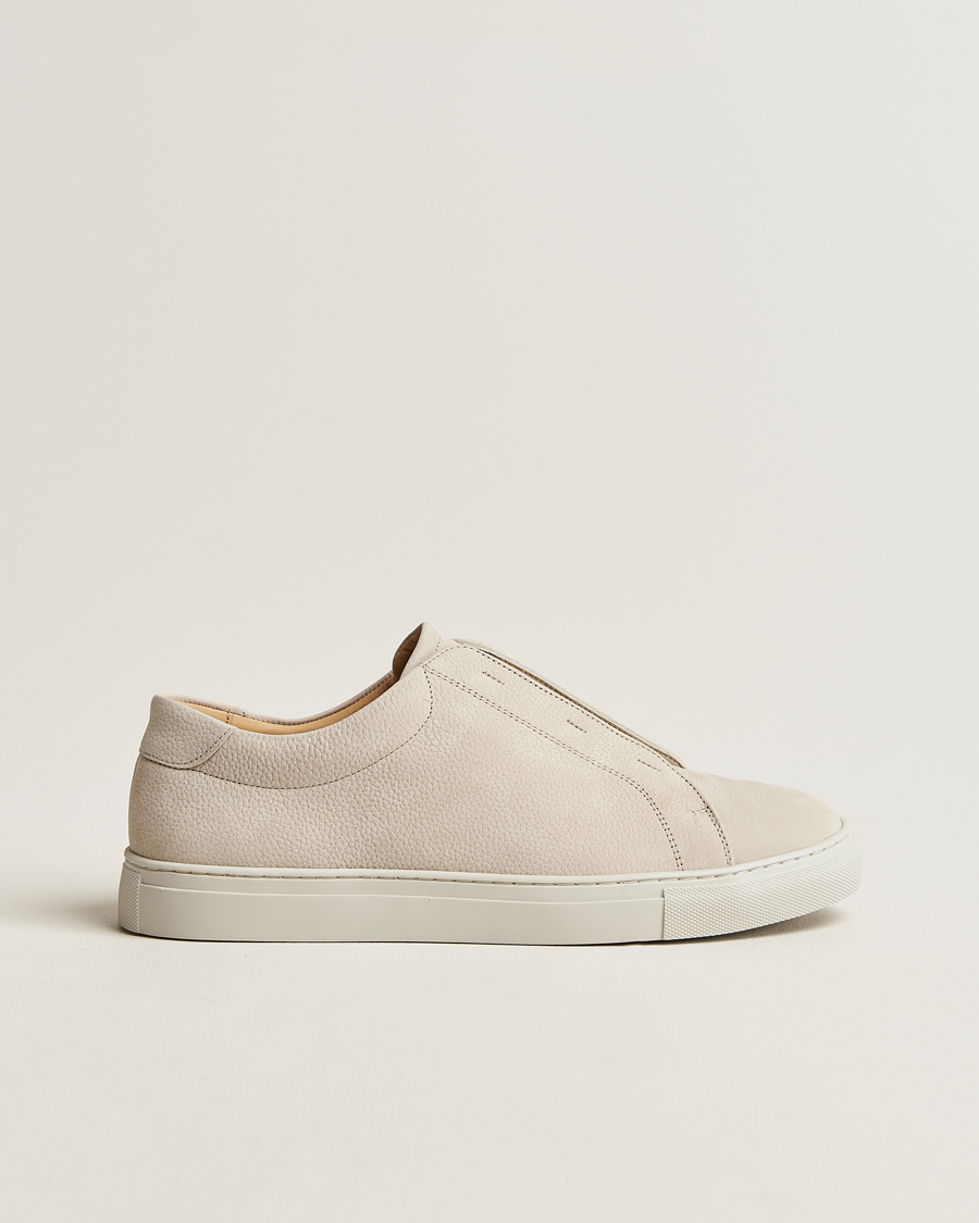 Men | Sneakers | Myrqvist | Alnö Sneakers Beige Nubuck