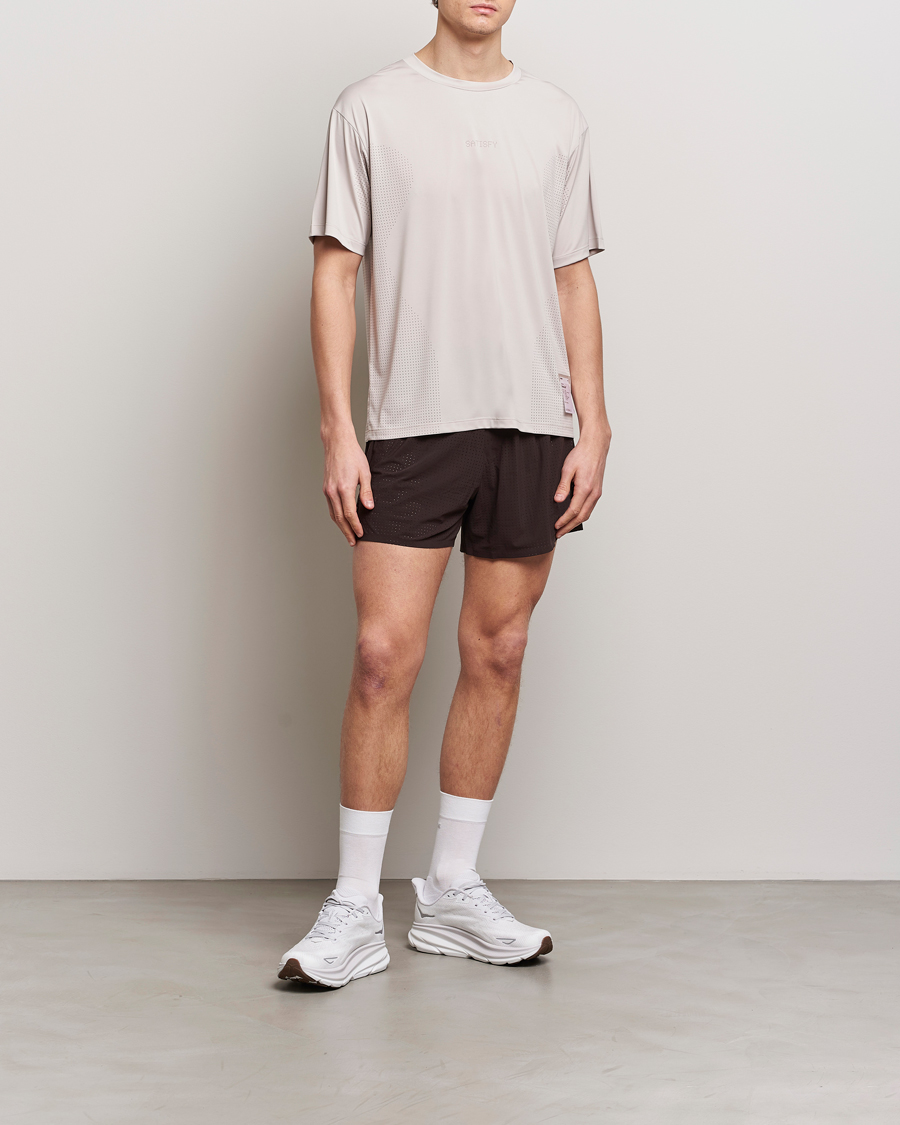 Men | Shorts | Satisfy | Space-O 5 Inch Shorts Dark Mahogany
