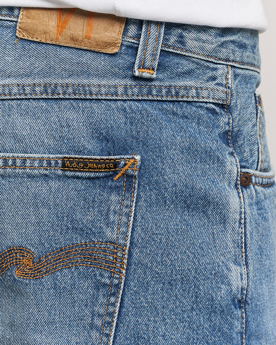 Men | Shorts | Nudie Jeans | Josh Denim Shorts Blue Haze