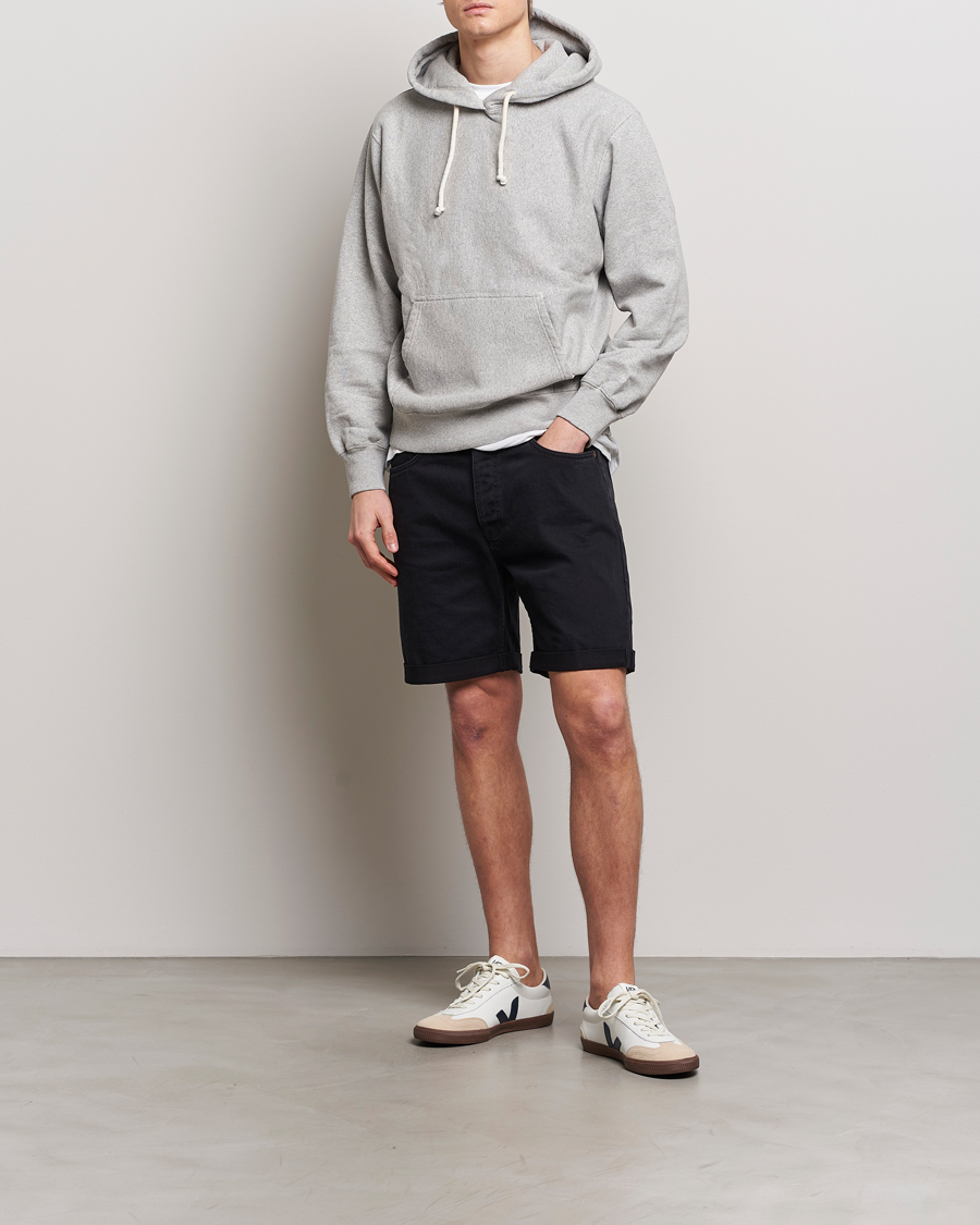 Men | Shorts | Nudie Jeans | Josh Denim Shorts Aged Black