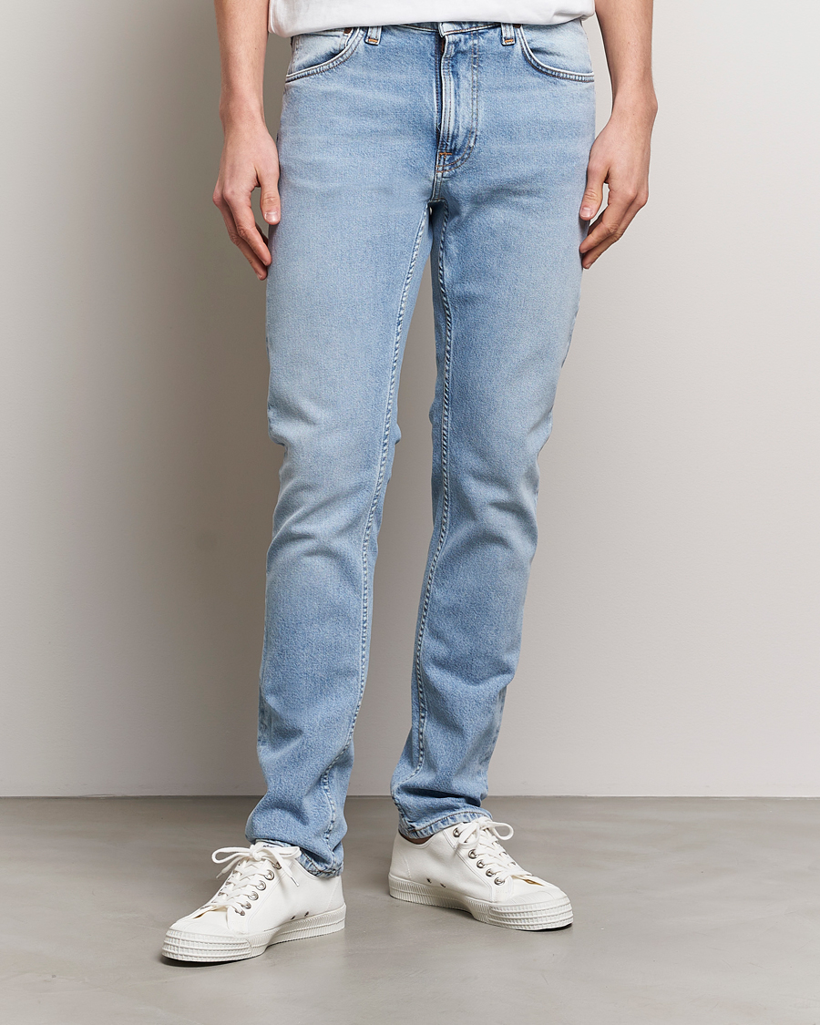 Men | Jeans | Nudie Jeans | Lean Dean Jeans Warm Days Blue