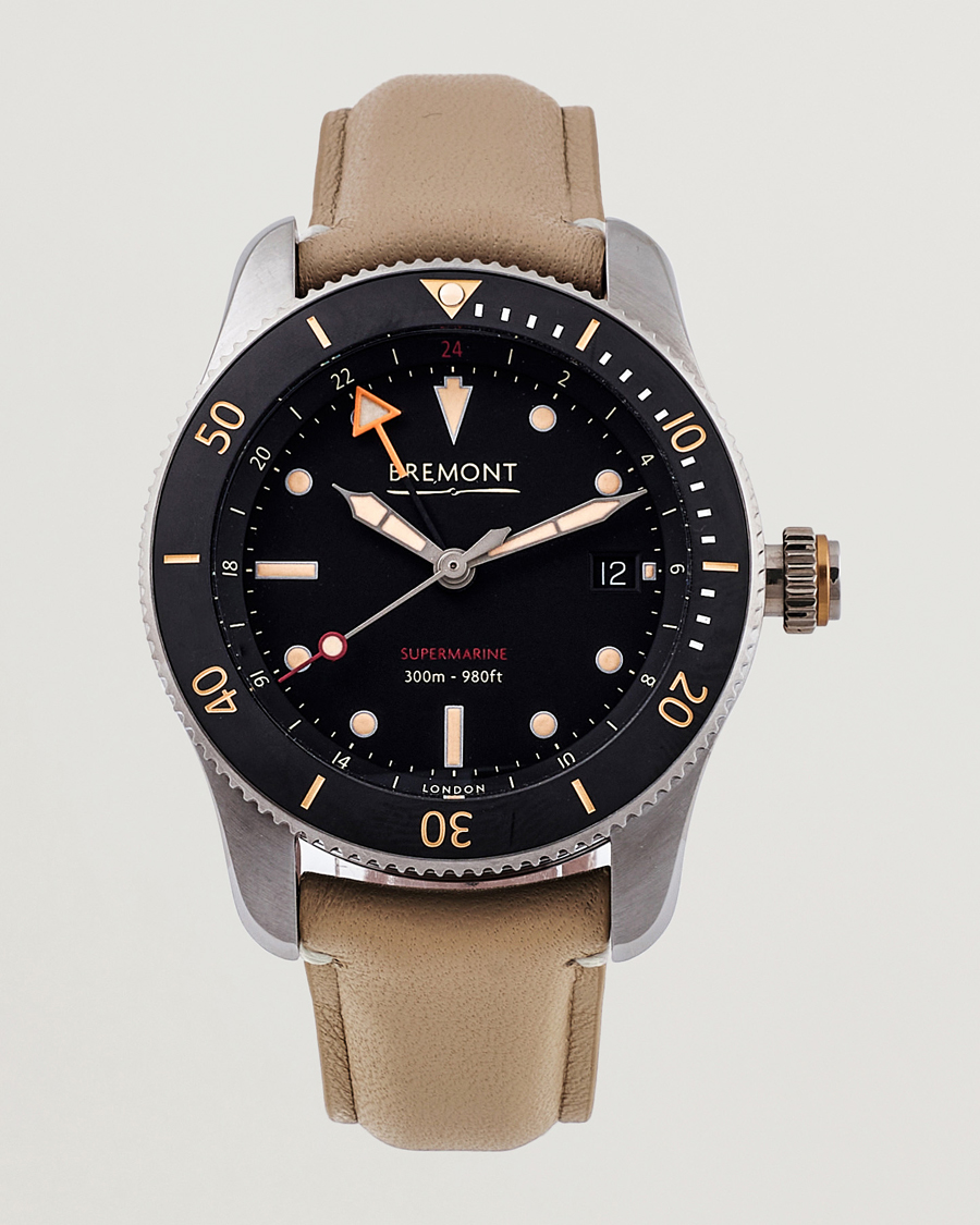 Men | Bremont S302 GMT Diver 40mm Sahara | Bremont | S302 GMT Diver 40mm Sahara