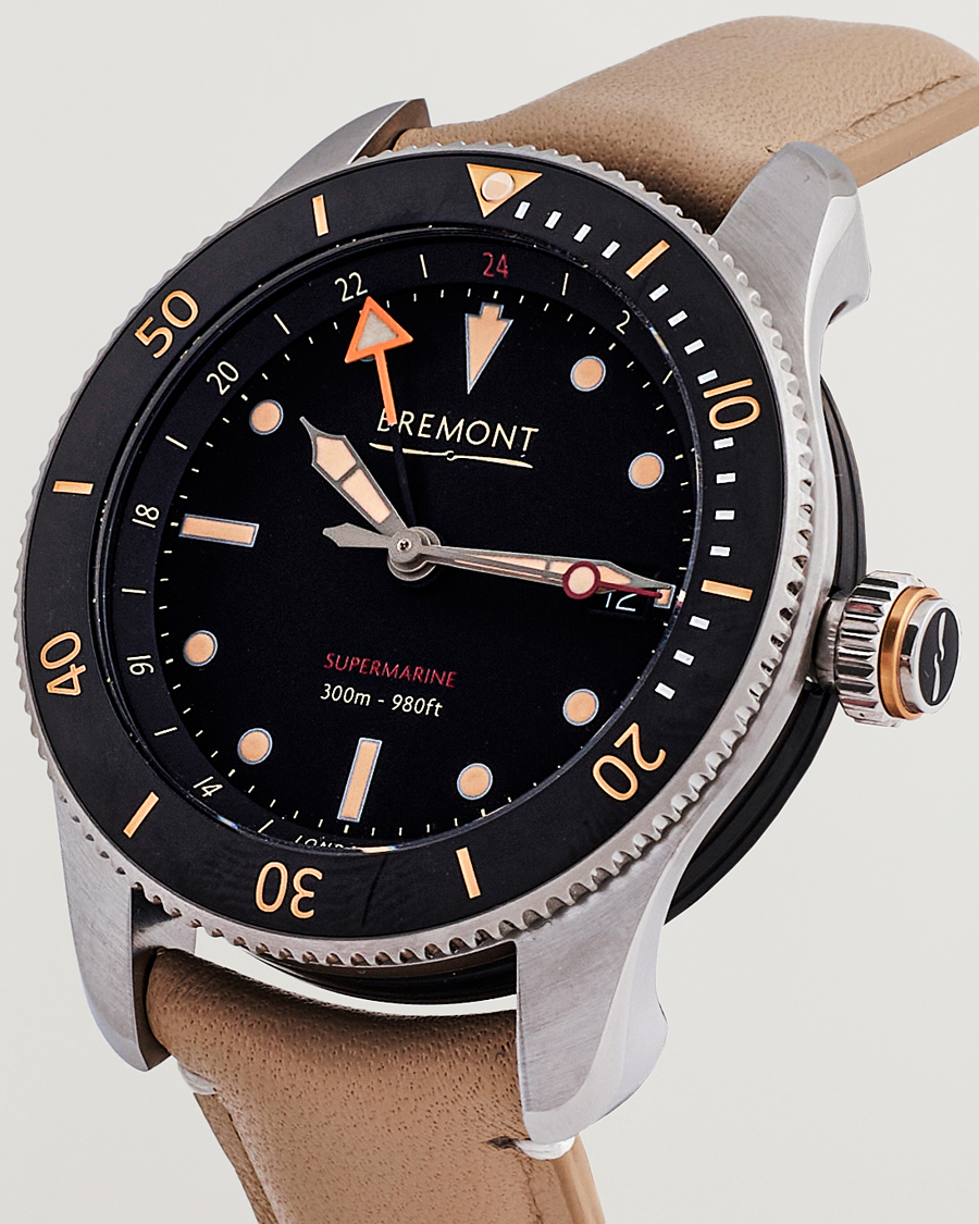 Men | Bremont S302 GMT Diver 40mm Sahara | Bremont | S302 GMT Diver 40mm Sahara