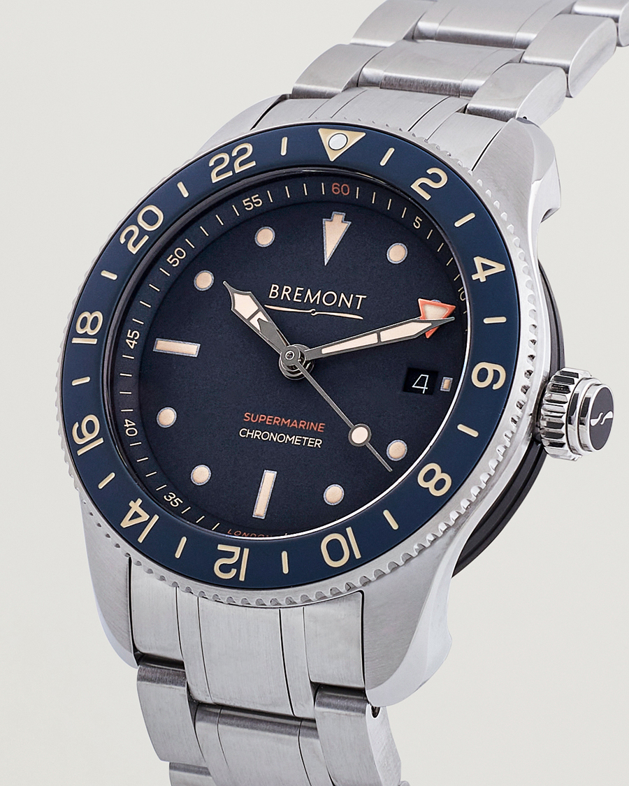 Men | Bremont Supermarine Ocean GMT Diver 40mm Steel | Bremont | Supermarine Ocean GMT Diver 40mm Steel