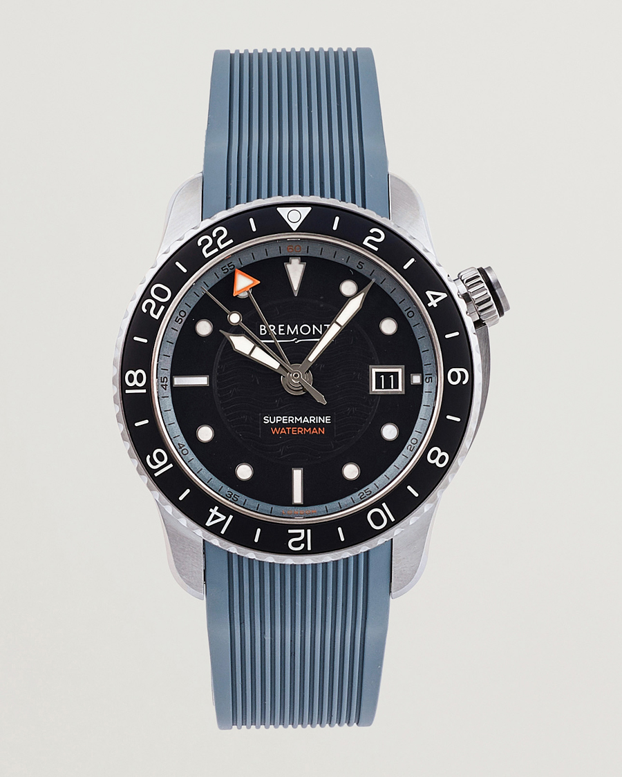 Men | Bremont Waterman Apex II Supermarine Diver 43mm Blue Rubber | Bremont | Waterman Apex II Supermarine Diver 43mm Blue Rubber