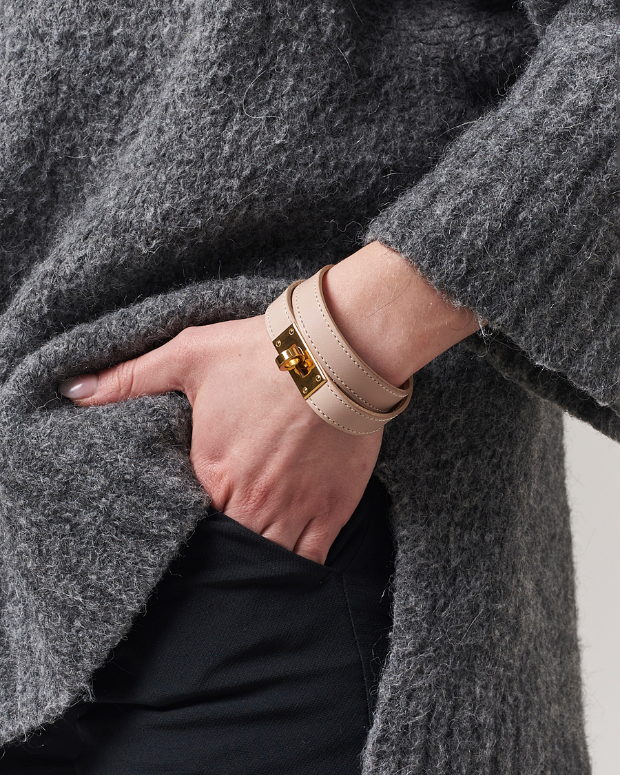 Men | Hermès Pre-Owned Kelly Bracelet Beige | Hermès Pre-Owned | Kelly Bracelet Beige