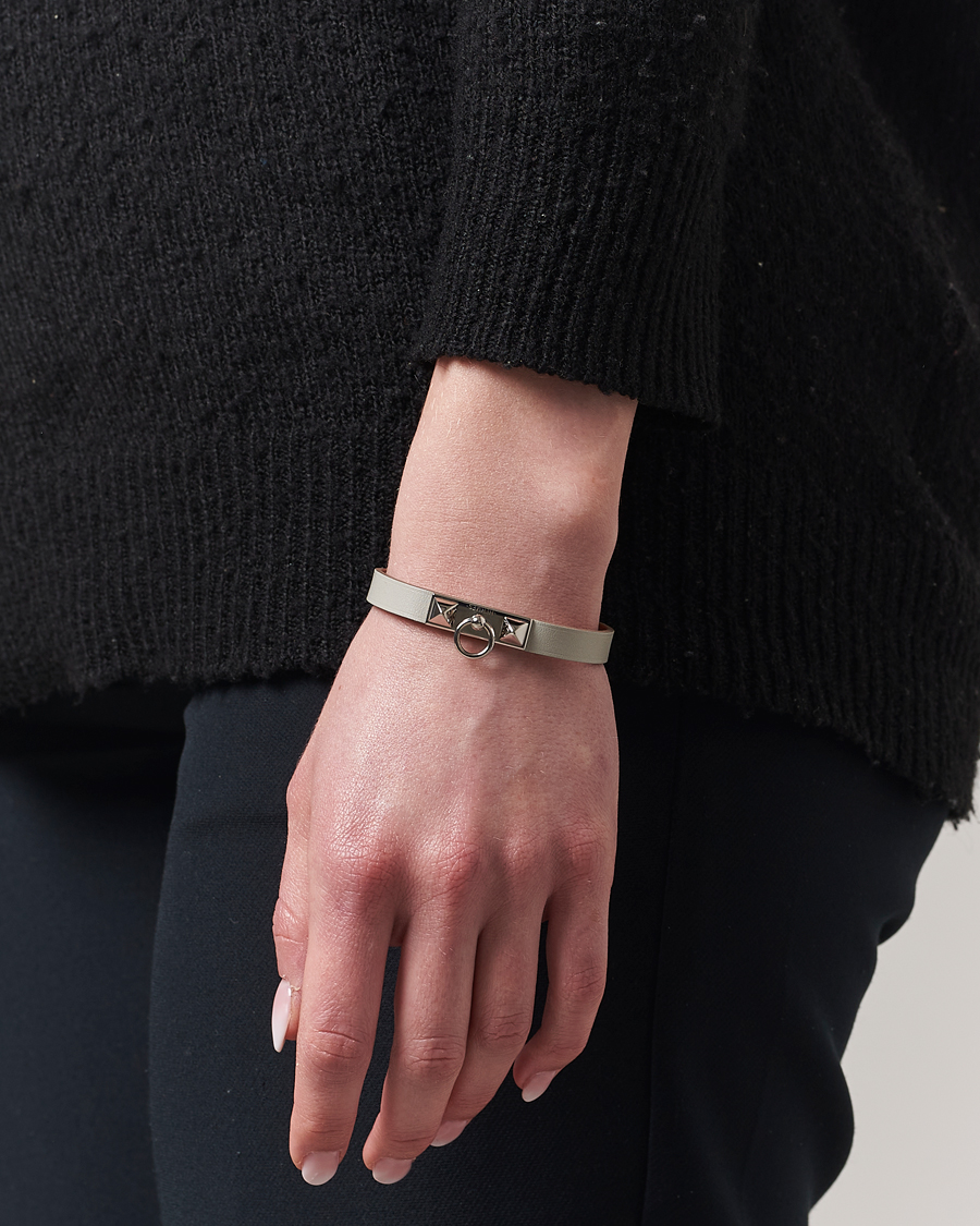 Men | Hermès Pre-Owned Rivale Mini Bracelet Grey | Hermès Pre-Owned | Rivale Mini Bracelet Grey
