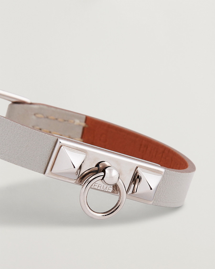 Men | Hermès Pre-Owned Rivale Mini Bracelet Grey | Hermès Pre-Owned | Rivale Mini Bracelet Grey