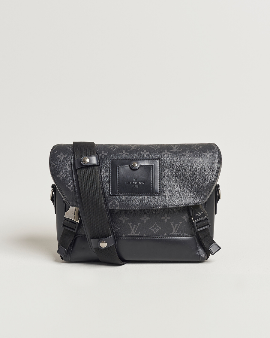 Men | Pre-Owned & Vintage Bags | Louis Vuitton Pre-Owned | Messenger Voyager PM Bag Monogram Eclipse