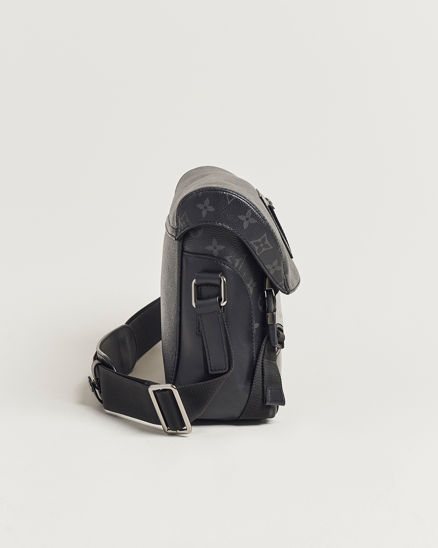 Men | Pre-Owned & Vintage Bags | Louis Vuitton Pre-Owned | Messenger Voyager PM Bag Monogram Eclipse