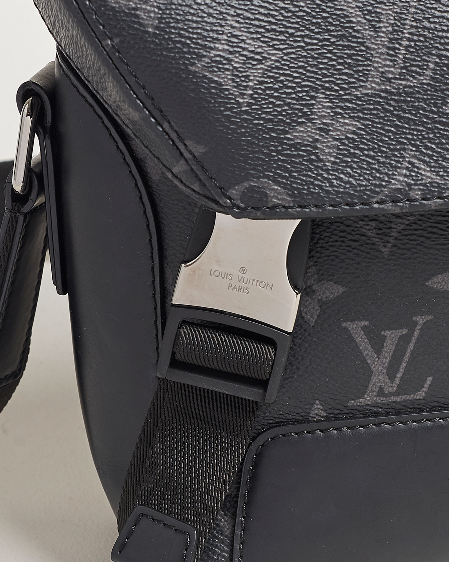 Men | Pre-Owned & Vintage Bags | Louis Vuitton Pre-Owned | Messenger Voyager PM Bag Monogram Eclipse