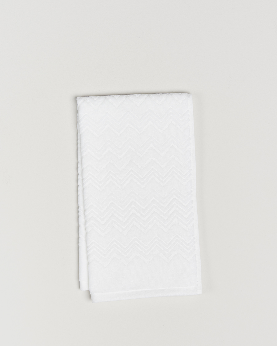 Men | Fabrics | Missoni Home | Chalk Hand Towel 40x70cm White