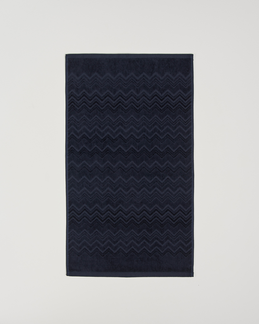 Men | Fabrics | Missoni Home | Chalk Hand Towel 40x70cm Navy